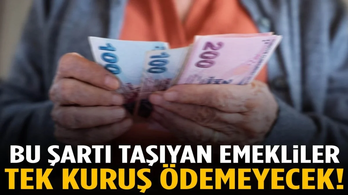 Bu Şartı Sağlayan Emekliler İçin Yeni Hak: Hiçbir Ödeme Yapmayacaklar - Ekonomi Haberleri