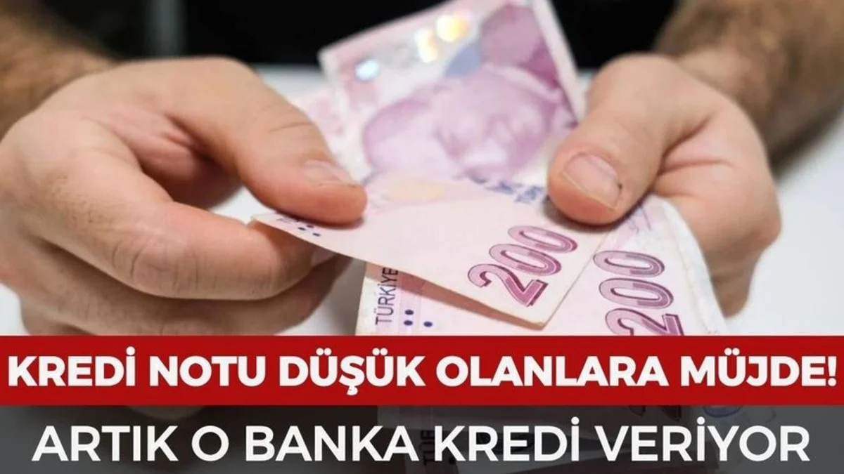 Kredi Notu Düşük Olanlara Yeni Fırsat: Bankalar Kredi Kapısını Açıyor - Ekonomi Haberleri